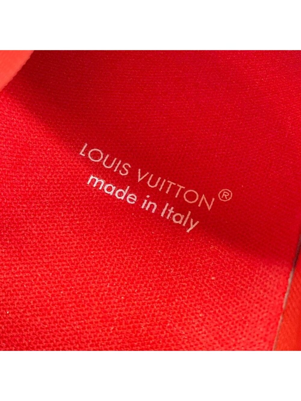Louis Vuitton Sneakers 7.5 Rivoli Red White 7 Half Line Damier Leather - Picture 9 of 10
